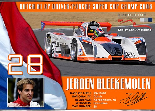 Jeroen Bleekemolen; extra race in Sportscar als verkenning A1GP